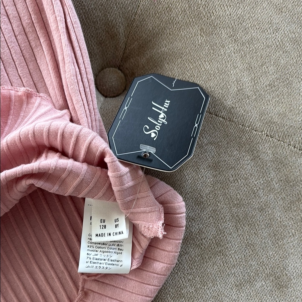 Pink Ruffled Kids Dress - Picture 3 of 3